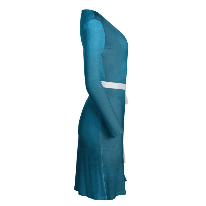 Teal Blue Wrap Dess
